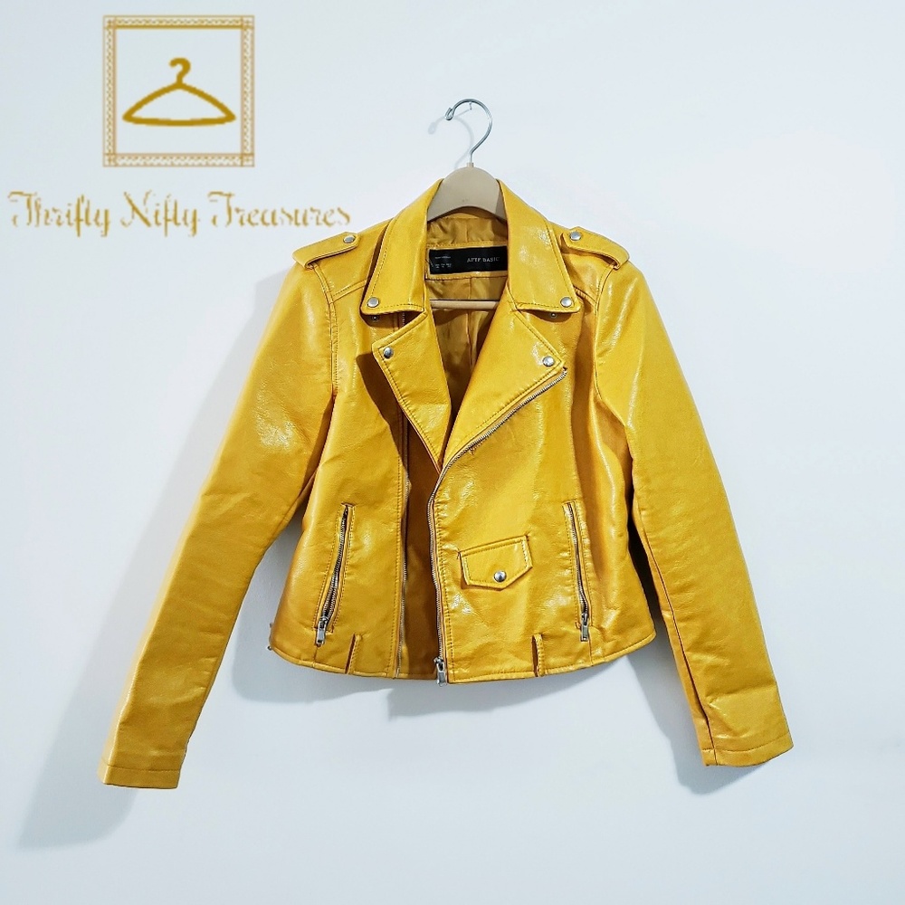 Faux Leather Moto Jacket